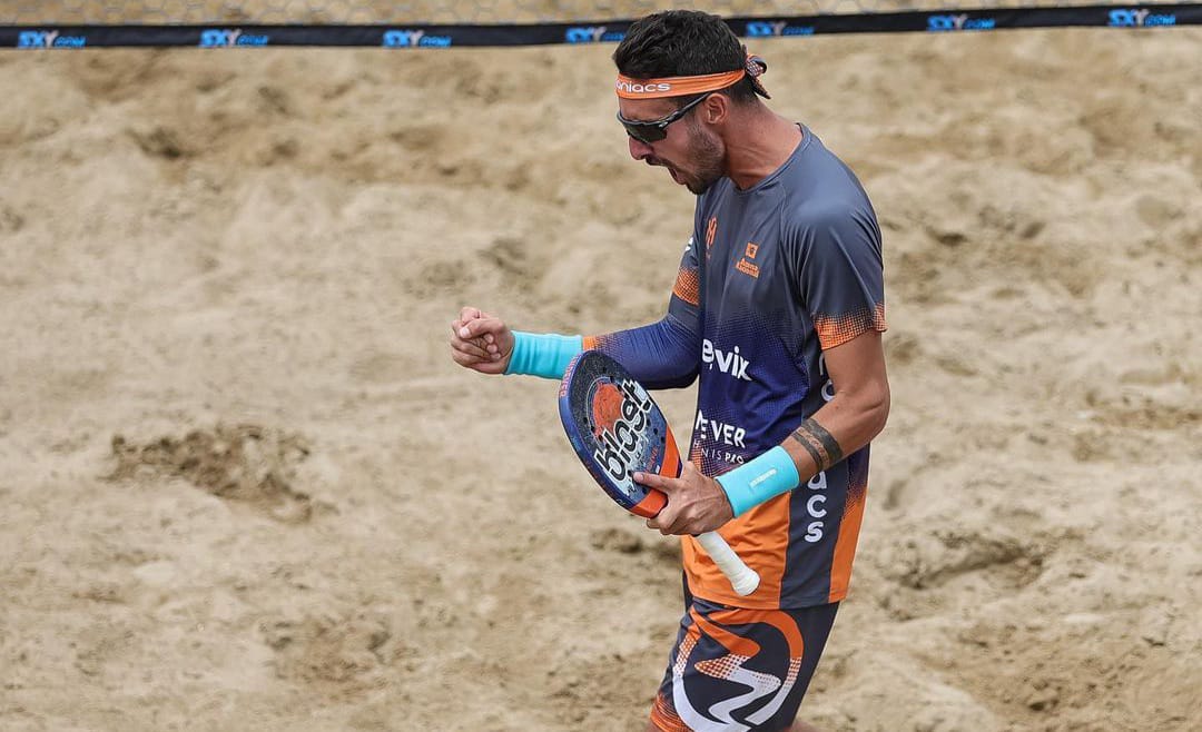 Cappelletti é hexacampeão mundial (Crédito: ITF Beach Tennis World Championship)
